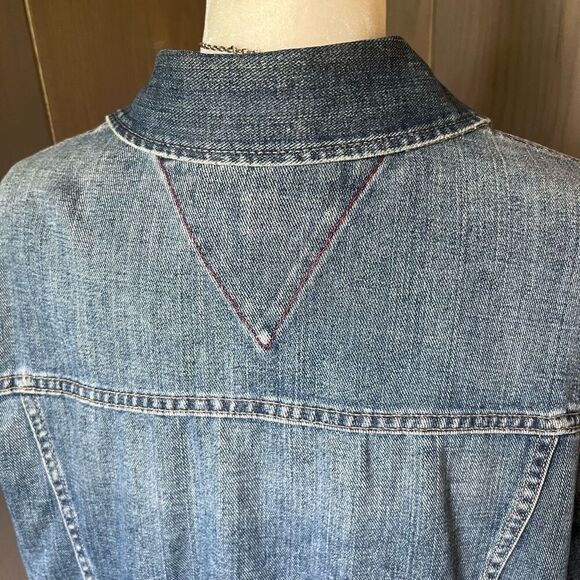 TOMMY HILFIGER Jean Jacket Women 1X - Picture 10 of 11